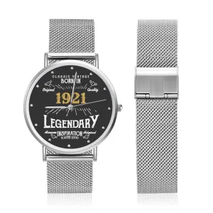 100th Birthday Gift Ideas Born In 1921 Birthday Gift Custom Birthday Watch