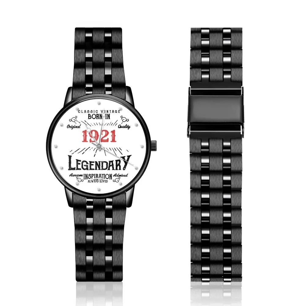 100th Birthday Gift Ideas Born In 1921 Birthday Gift Custom Birthday Watch