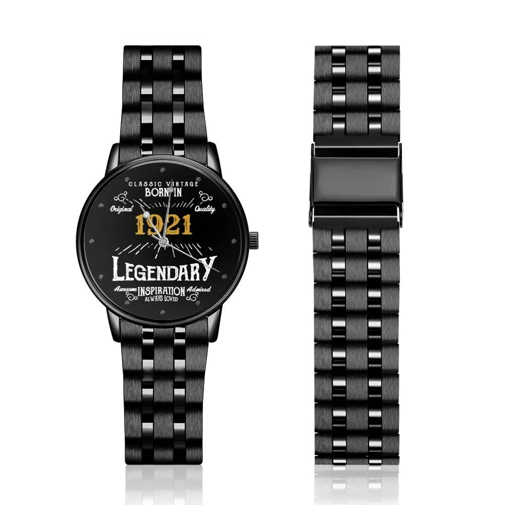 100th Birthday Gift Ideas Born In 1921 Birthday Gift Custom Birthday Watch
