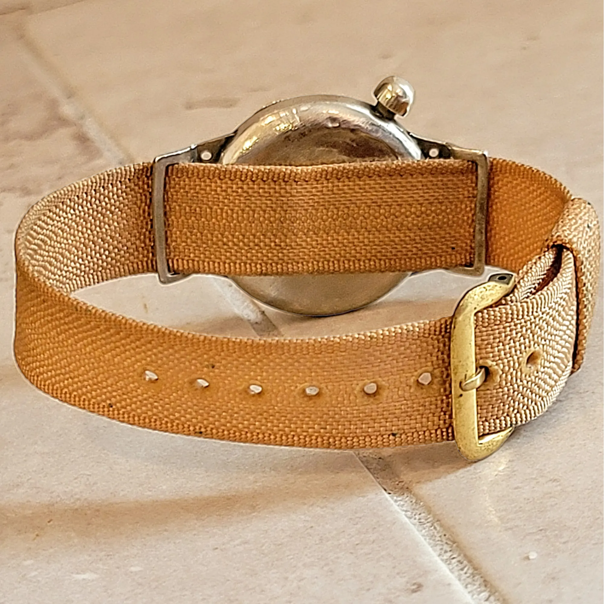 1914 HAMPDEN "No. 400" Trench Watch 15 Jewels U.S. Army Wristwatch