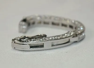 1920s Vintage 3  Carat Diamond Neckace Shortener in Platinum - $20K VALUE