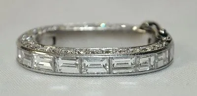 1920s Vintage 3  Carat Diamond Neckace Shortener in Platinum - $20K VALUE