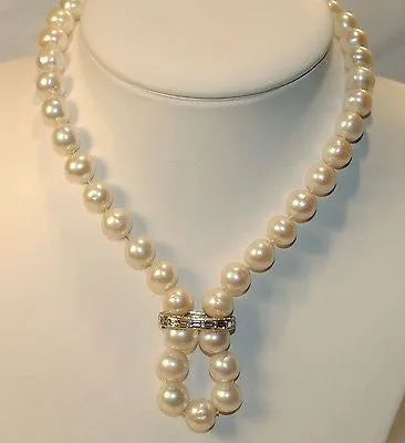 1920s Vintage 3  Carat Diamond Neckace Shortener in Platinum - $20K VALUE