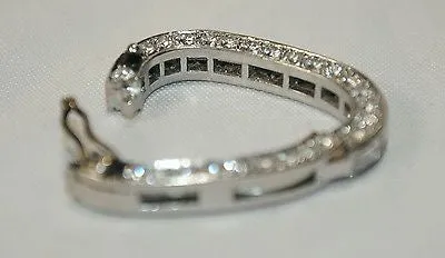 1920s Vintage 3  Carat Diamond Neckace Shortener in Platinum - $20K VALUE