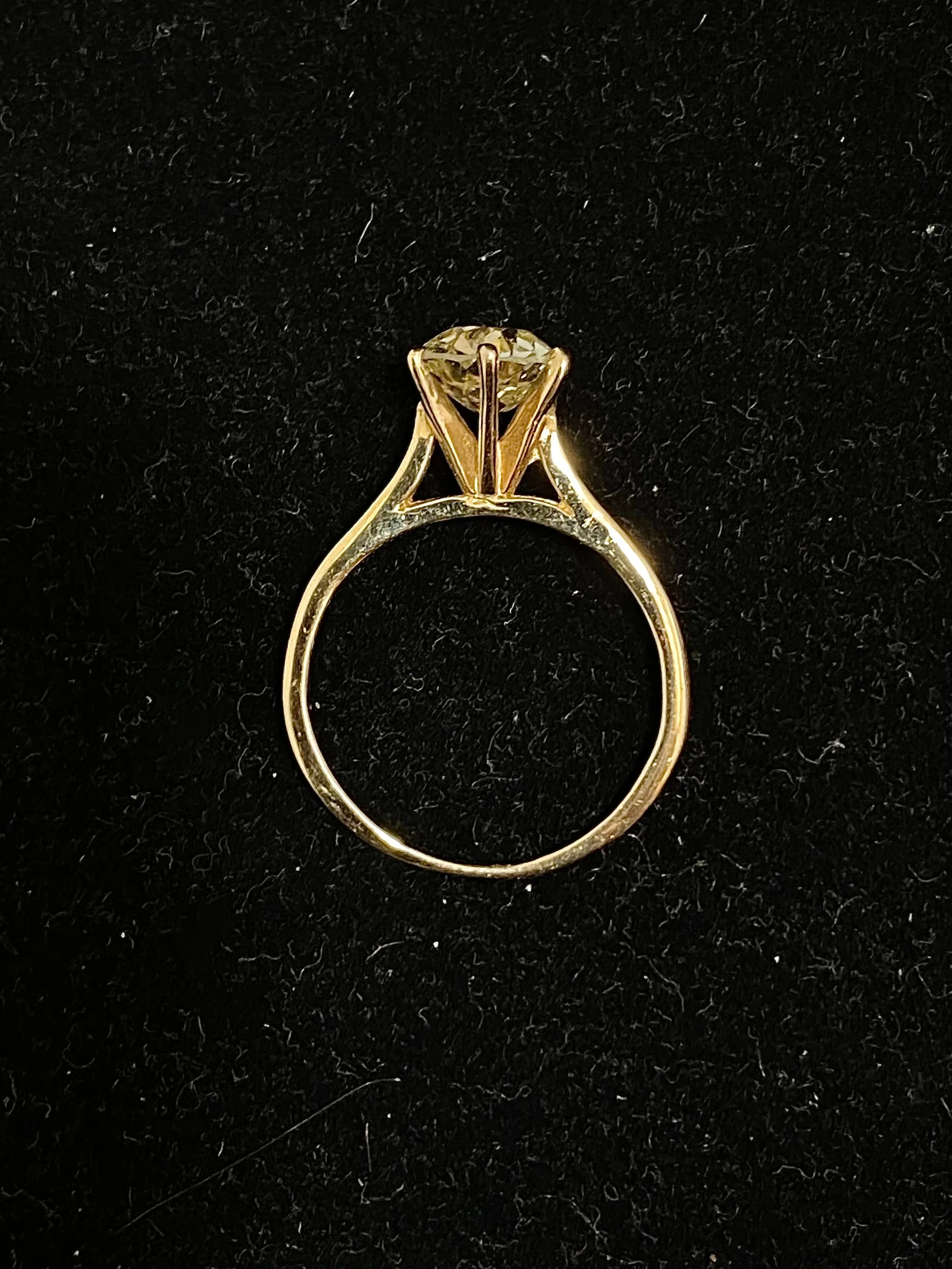 1930's Antique Design Solid Yellow Gold Diamond Solitaire Engagement Ring - $20K Appraisal Value w/CoA}