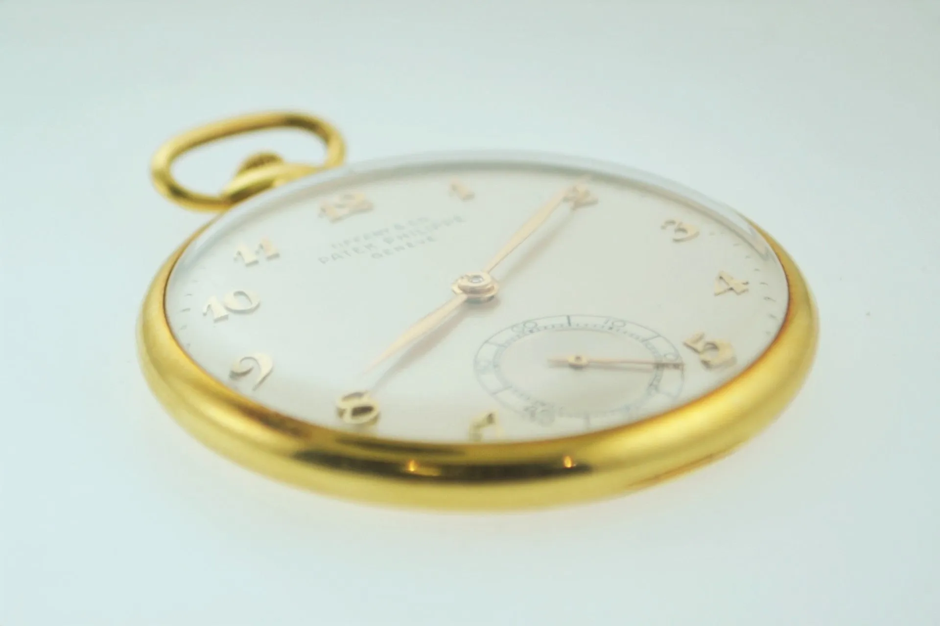 1940s Patek Philippe for Tiffany & Co. Elegant Ultra Thin Pocket Watch in 18K Gold  - $25K VALUE