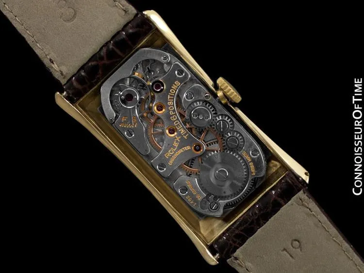 1944 Rolex Prince Brancard Eaton 1/4 Century Doctor's Watch - 14K Gold