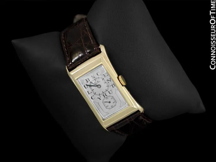 1944 Rolex Prince Brancard Eaton 1/4 Century Doctor's Watch - 14K Gold