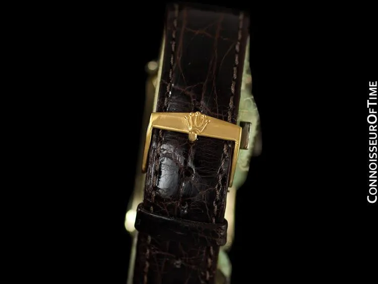 1944 Rolex Prince Brancard Eaton 1/4 Century Doctor's Watch - 14K Gold