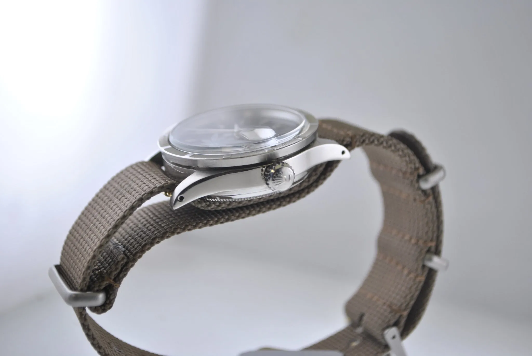 1950s Rolex Automatic in SS with Cannabis/Marijuana Leaf Dial and Date Feature - $20K VALUE