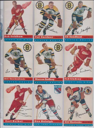 1954-55 Topps Hockey Complete Set of 60 Cards Rare Unique Collection in Extremely Fine Condition $10K VALUE