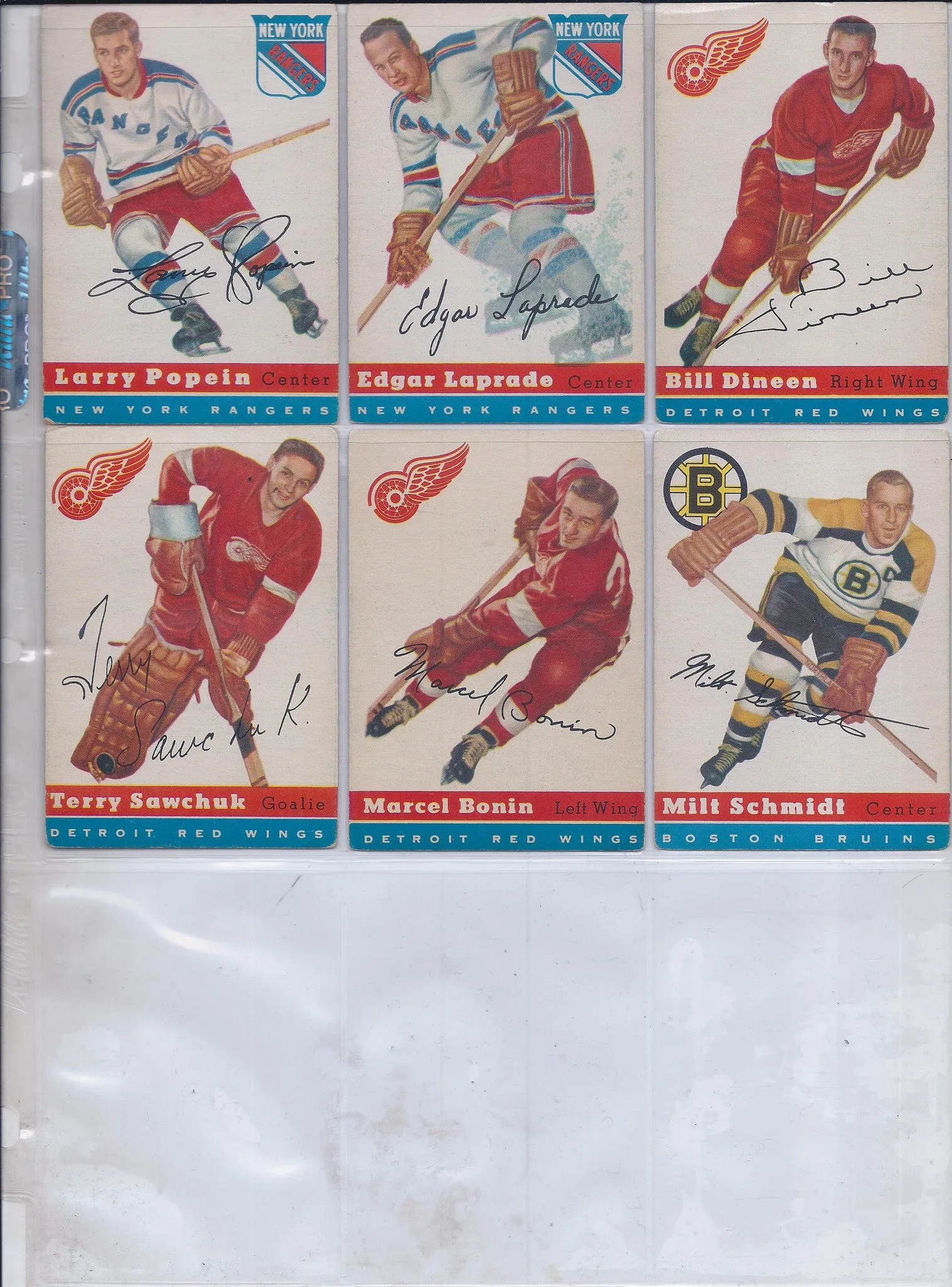1954-55 Topps Hockey Complete Set of 60 Cards Rare Unique Collection in Extremely Fine Condition $10K VALUE