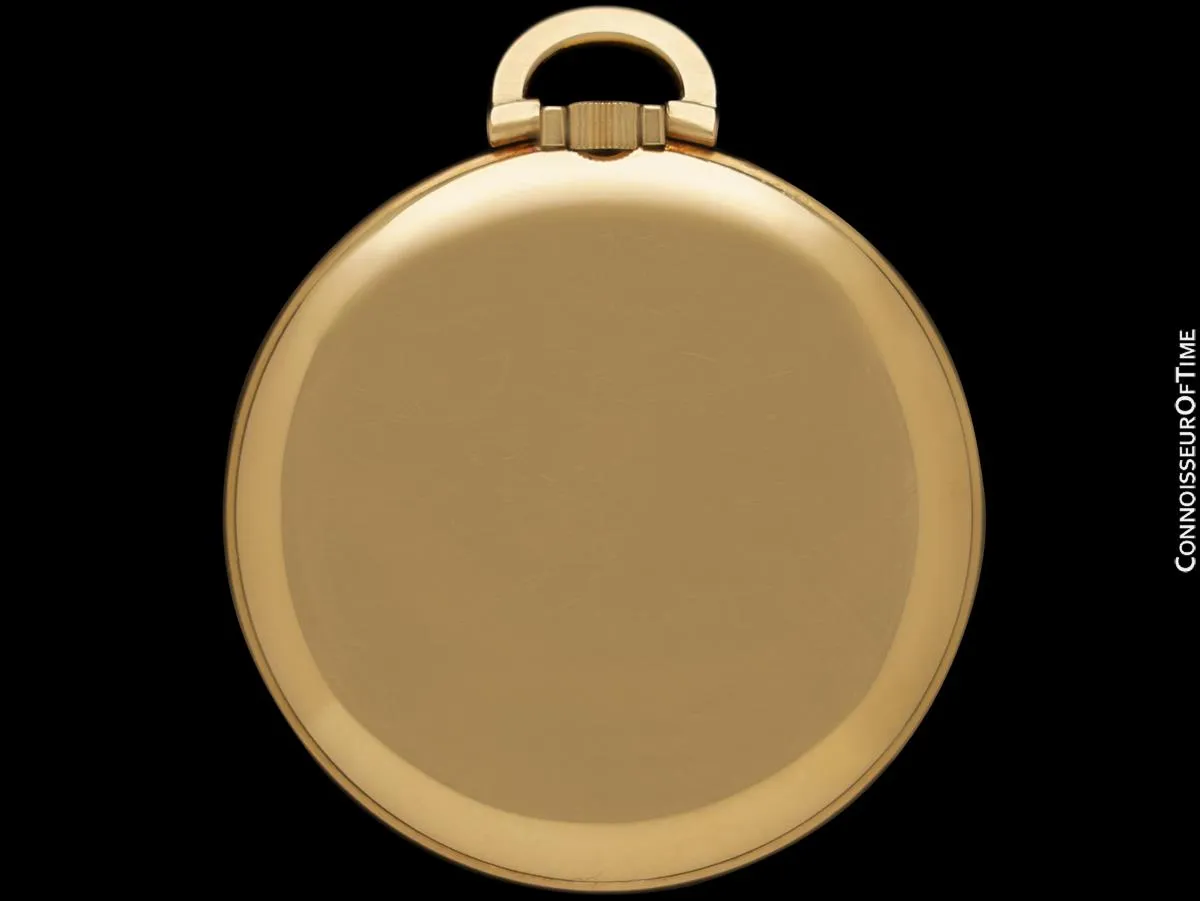 1965 Patek Philippe Antique “Ultra-Thin” Mens 47mm Pocket Watch - 18K Gold