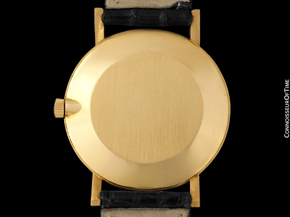 1966 Patek Philippe Vintage Mens Midsize "Ultra Thin" Wristwatch, Ref. 3512 - 18K Gold