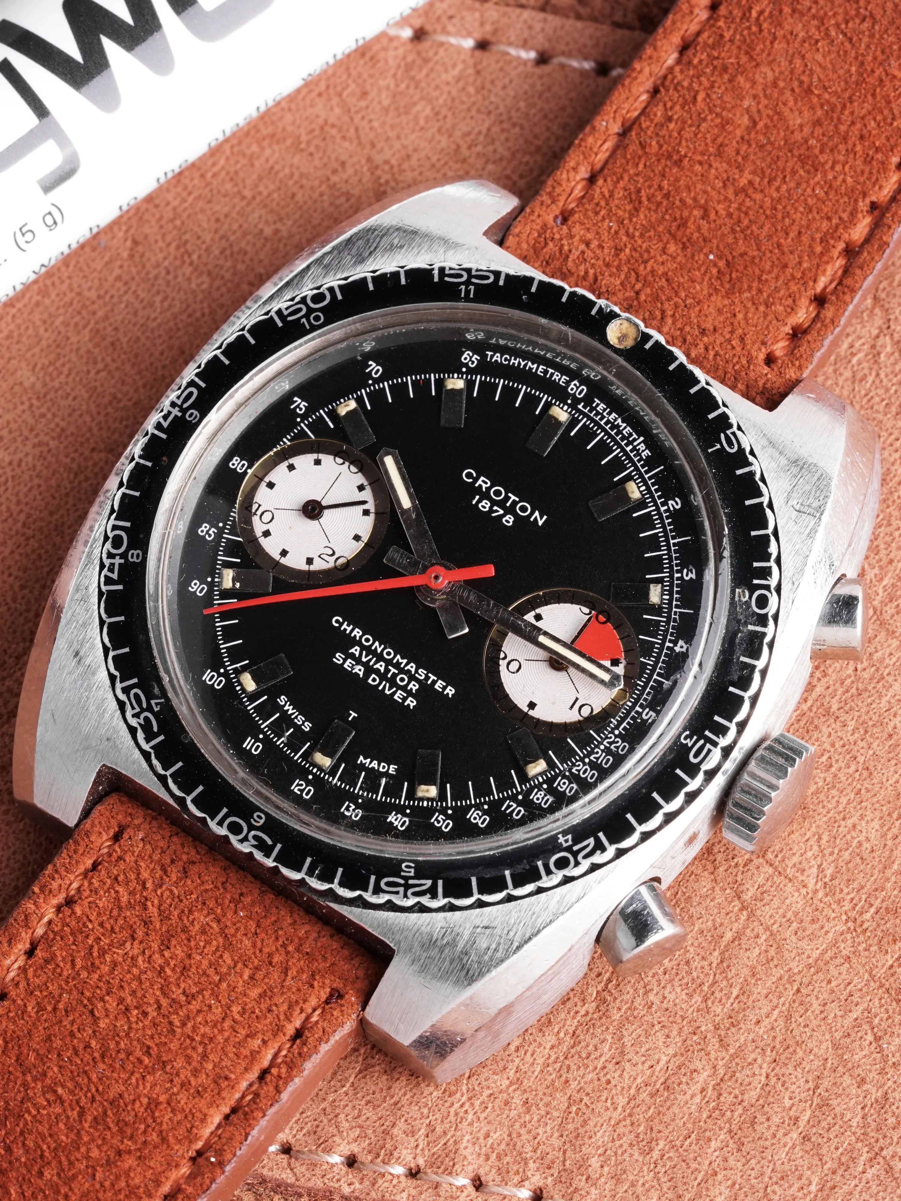 1970s Croton 106 Chronomaster (Ref. 903011) "Paul Newman"