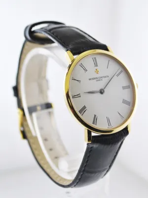 1970's Vacheron Constantin Round Ultra Thin Wristwatch in 18 Karat Yellow Gold - $35K VALUE