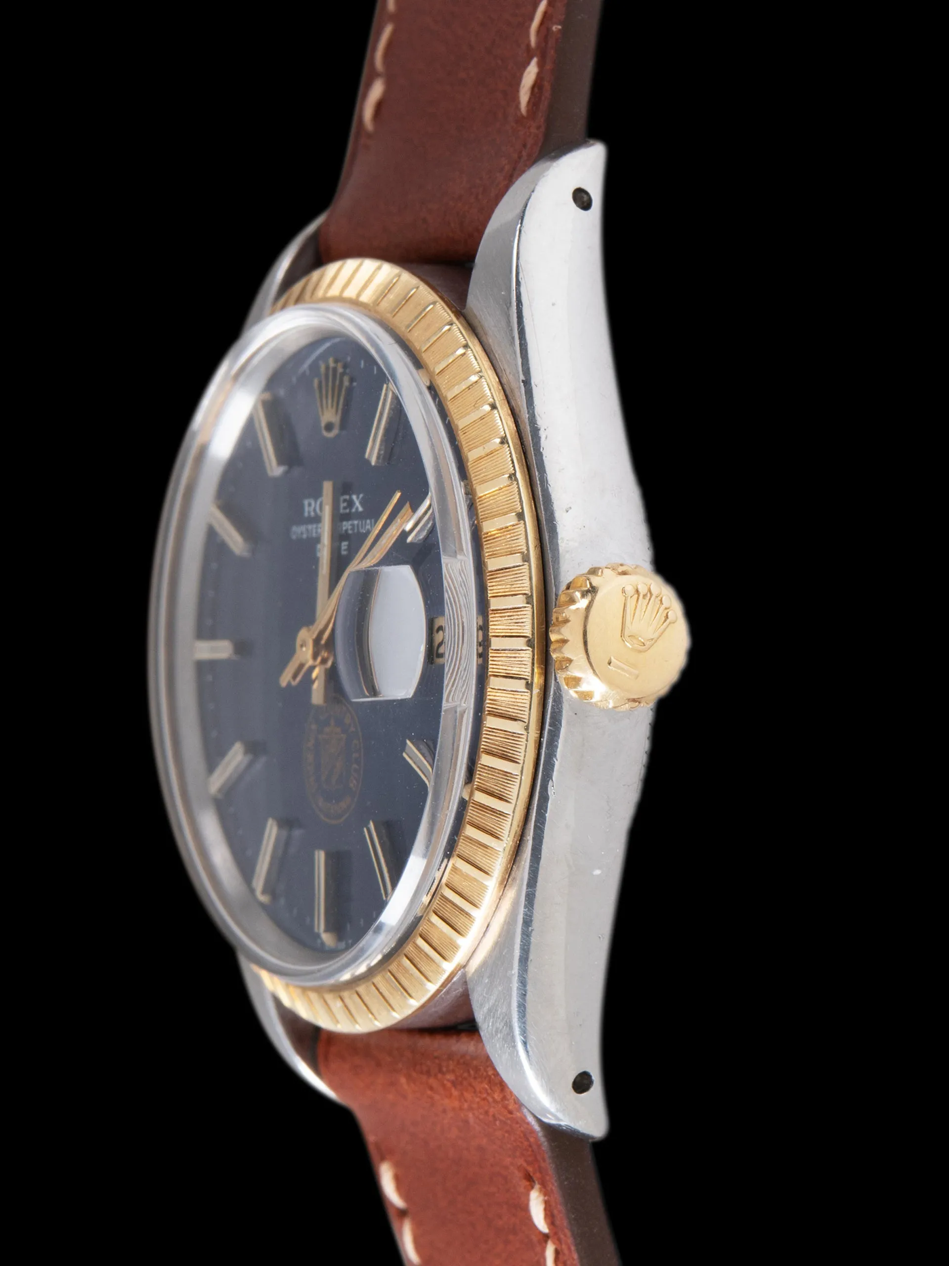 1971 Rolex Two-Tone Oyster-Perpetual Date (Ref. 1505) Blue Mosaic "Phoenix Country Club" Dial