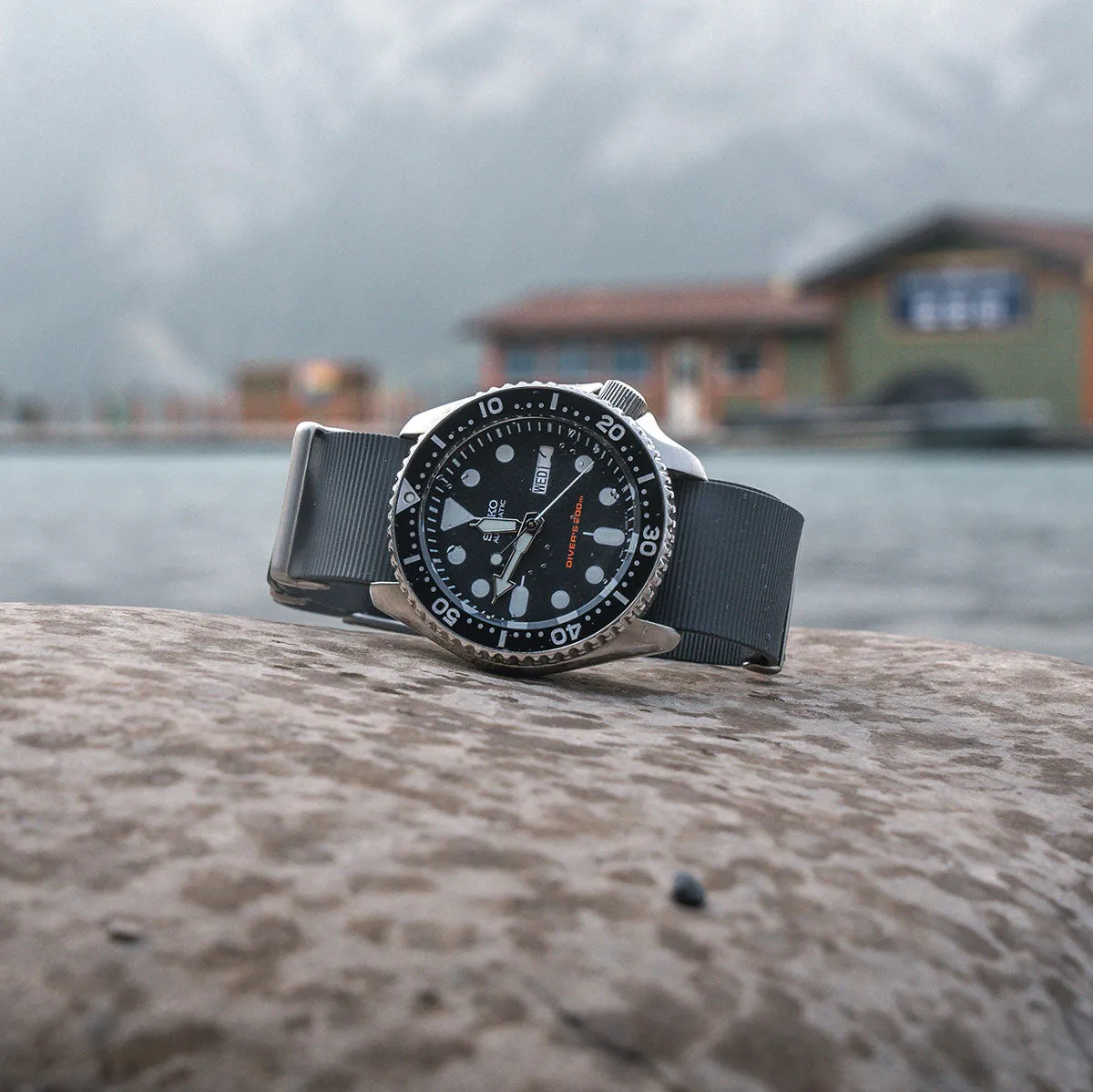 1973 British Military Watch Strap: 328 MARINE - Admiralty Grey