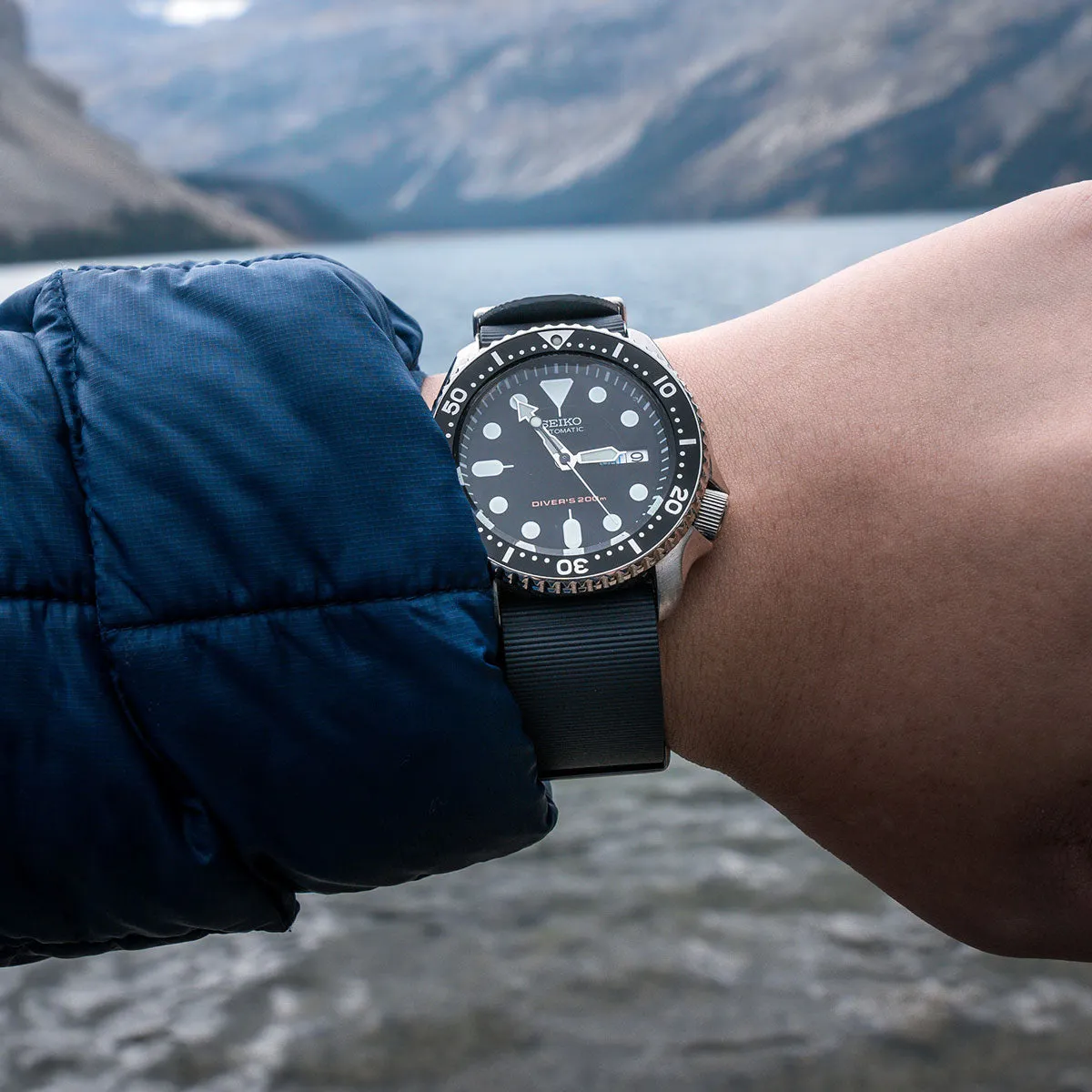 1973 British Military Watch Strap: 328 MARINE - Admiralty Grey