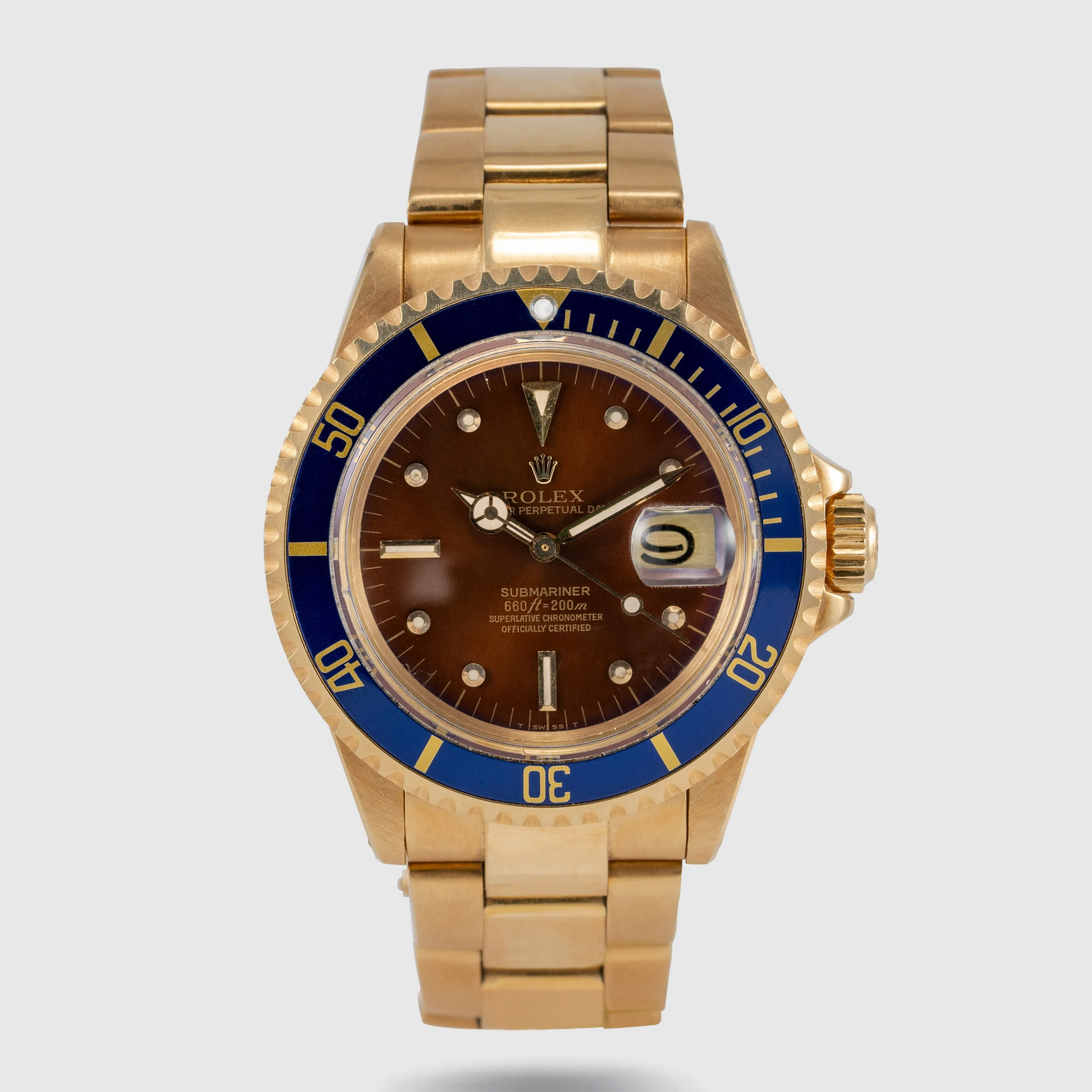 1978 Rolex Submariner 18K Tropical Dial Ref. 1680