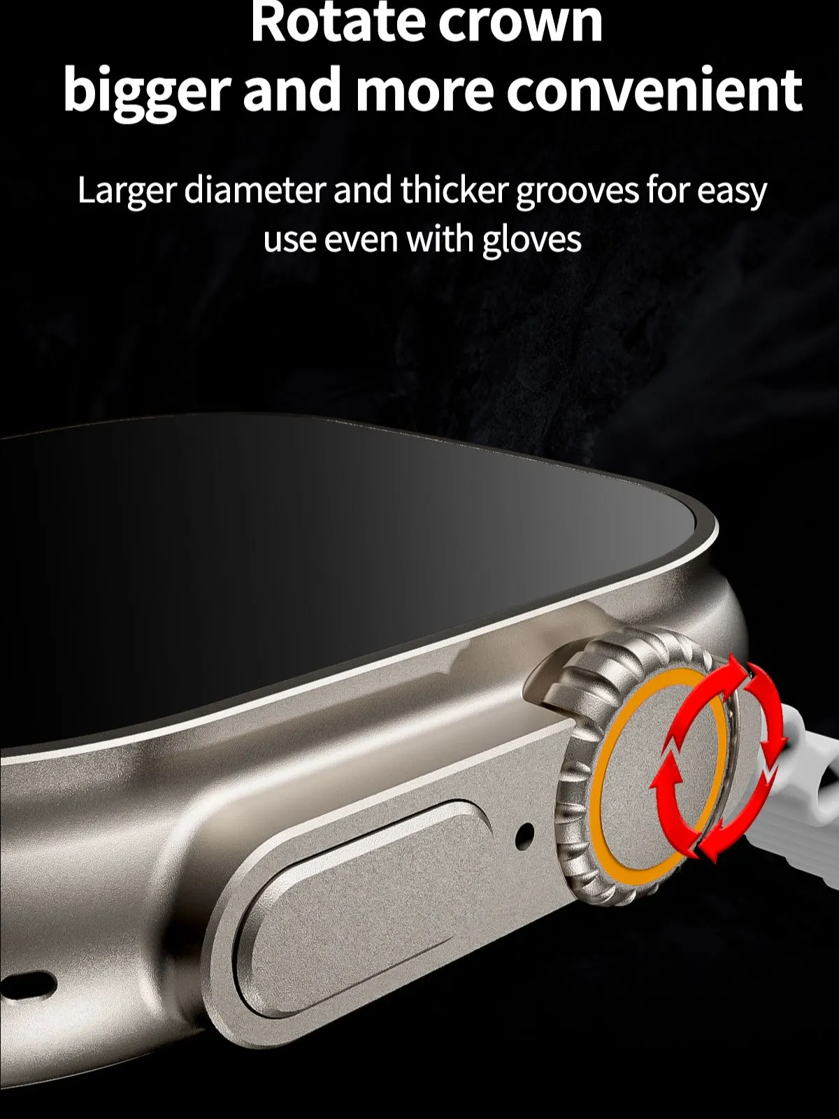 2022 VWAR ZD8 Ultra MAX Smart Watch Series 8 Titanium Alloy 1:1 49mm Case Bluetooth Call NFC ECG IP68 Waterproof Smartwatch Men