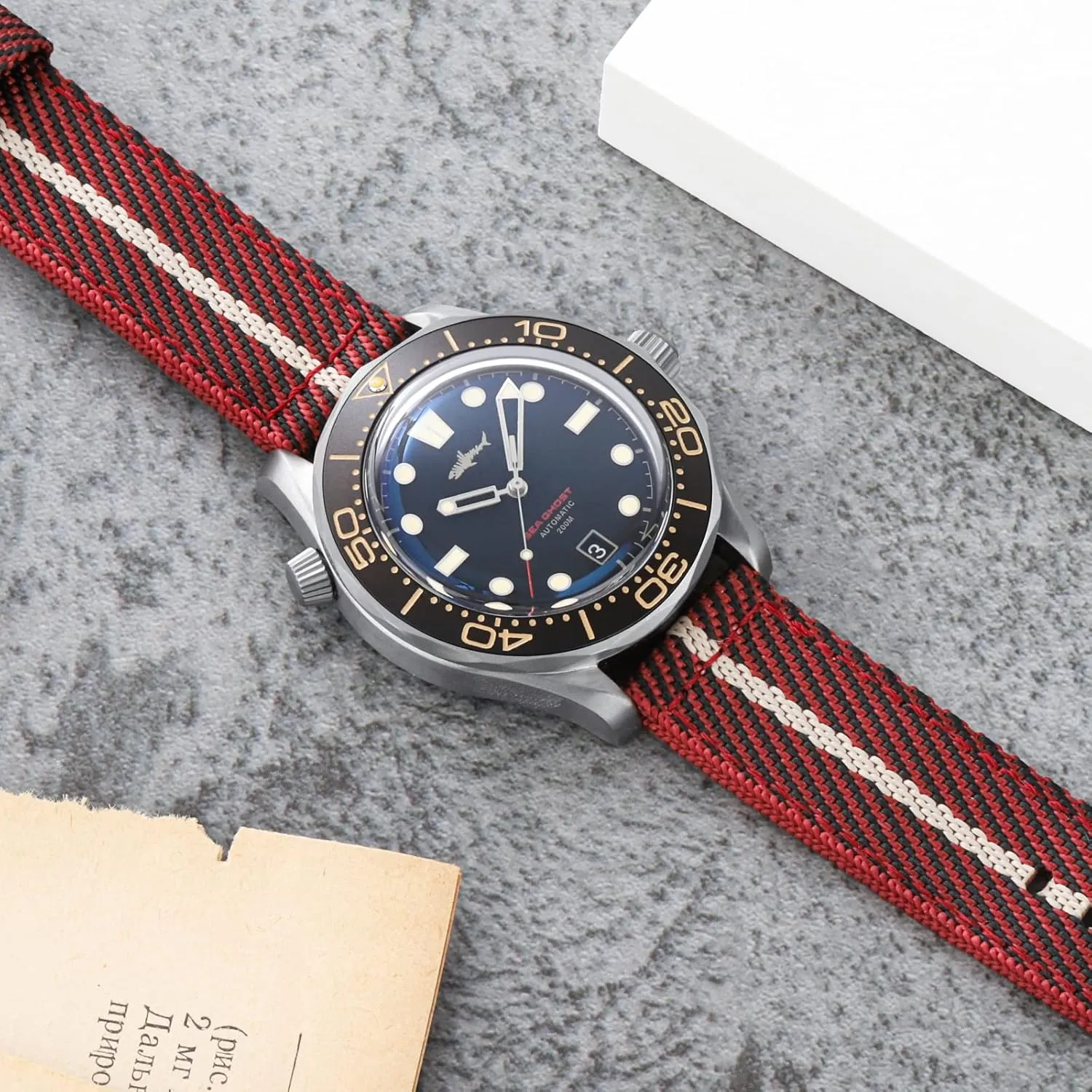 20mm 22mm Fast Release Nylon Watch band with Stainless Steel Buckle, Two-Piece Waterproof Nylon Watch Strap for Men and Women