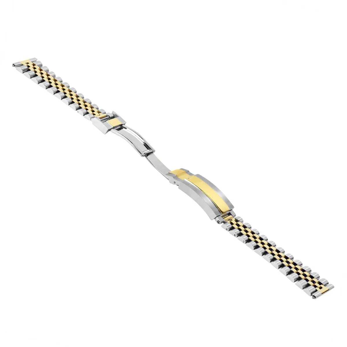 20MM JUBILEE WATCH BAND FOR ROLEX DATEJUST 1601 16233 SUBMARINER GMT GLIDE LOCK