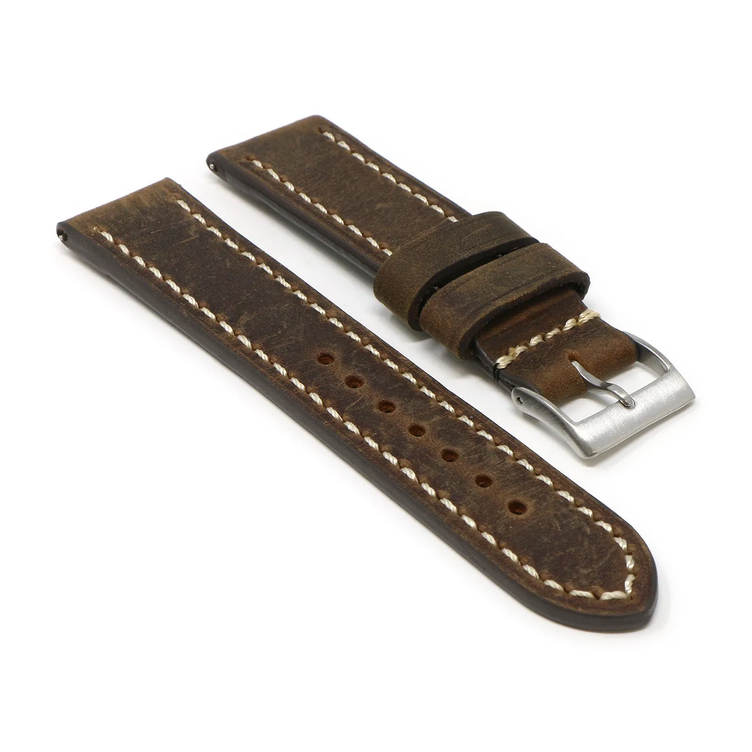 20mm Vintage Leather  Strap (Short, Standard, Extra Long)