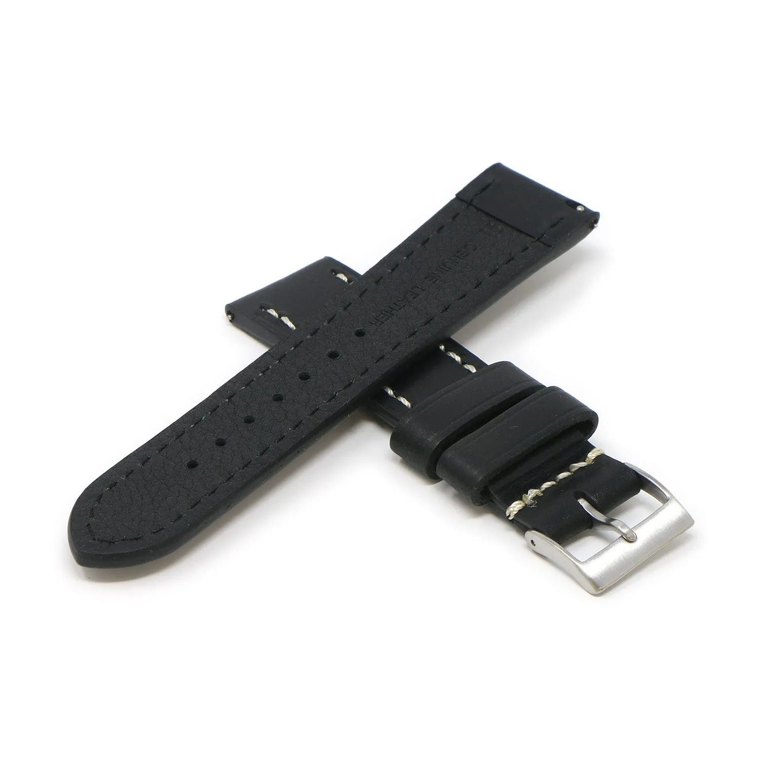 20mm Vintage Leather  Strap (Short, Standard, Extra Long)