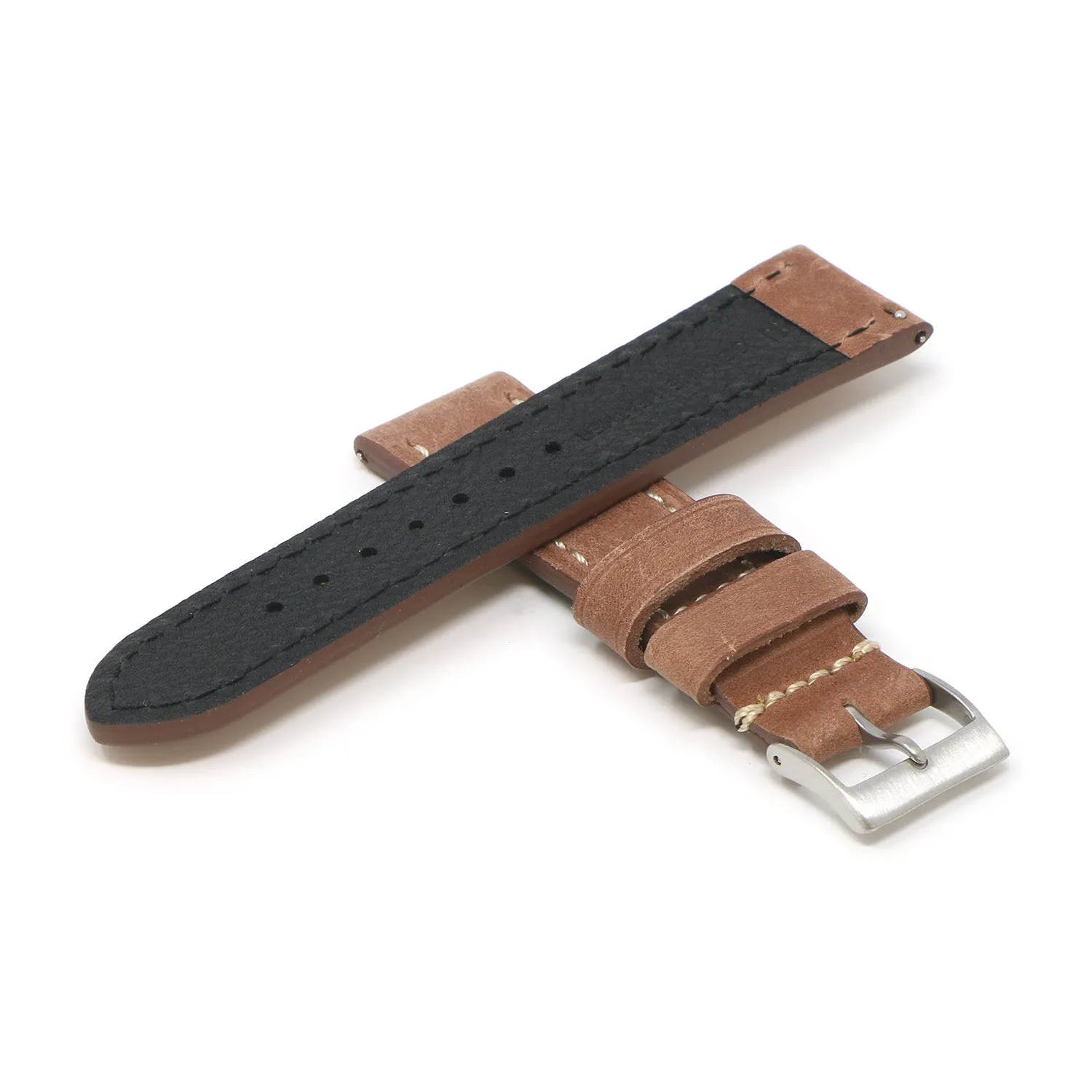 20mm Vintage Leather  Strap (Short, Standard, Extra Long)
