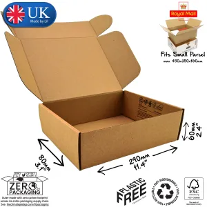 29x8x6cm Cardboard Postal Box