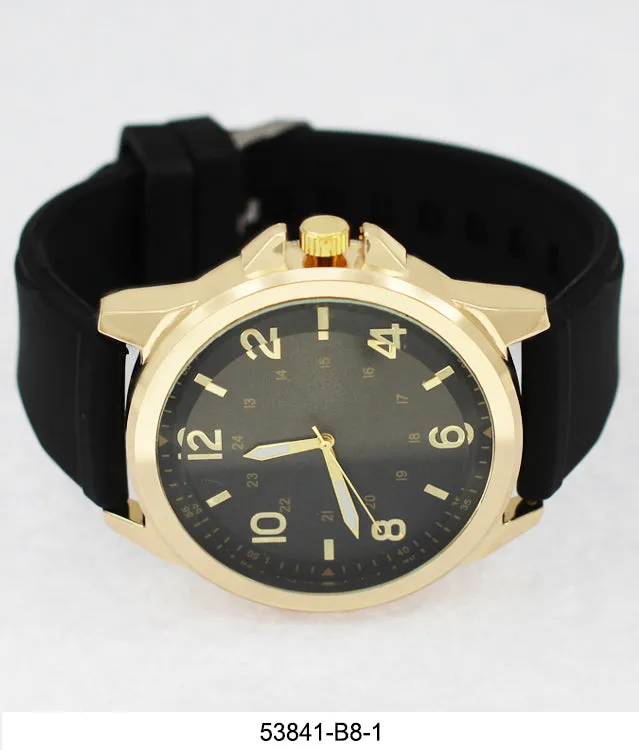 5384-B8-Gift Boxed Rubbber Strap Watch