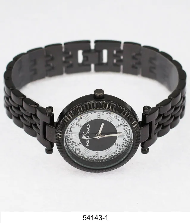 5414-Montres Carlo Metal Bracelet Watch