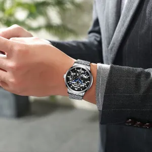 8204M | Mechanical Men Watch | Stainless Steel Band