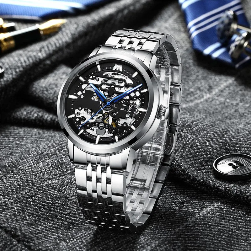 8204M | Mechanical Men Watch | Stainless Steel Band