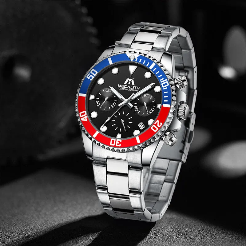 8601M | Quartz Men Watch | Stainless Steel Band