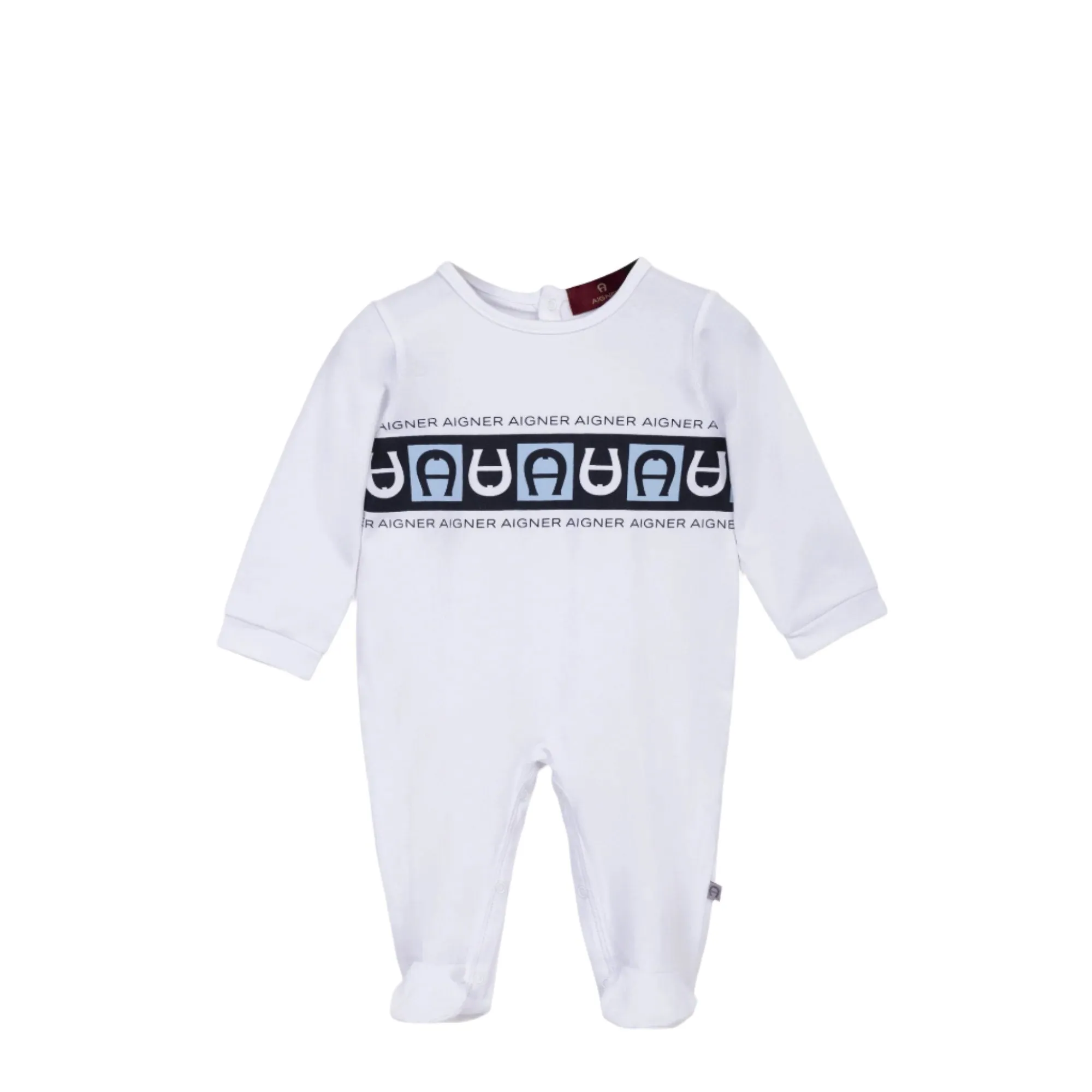 Aigner Kids New Born Boy's Set Sleepsuit & Hat