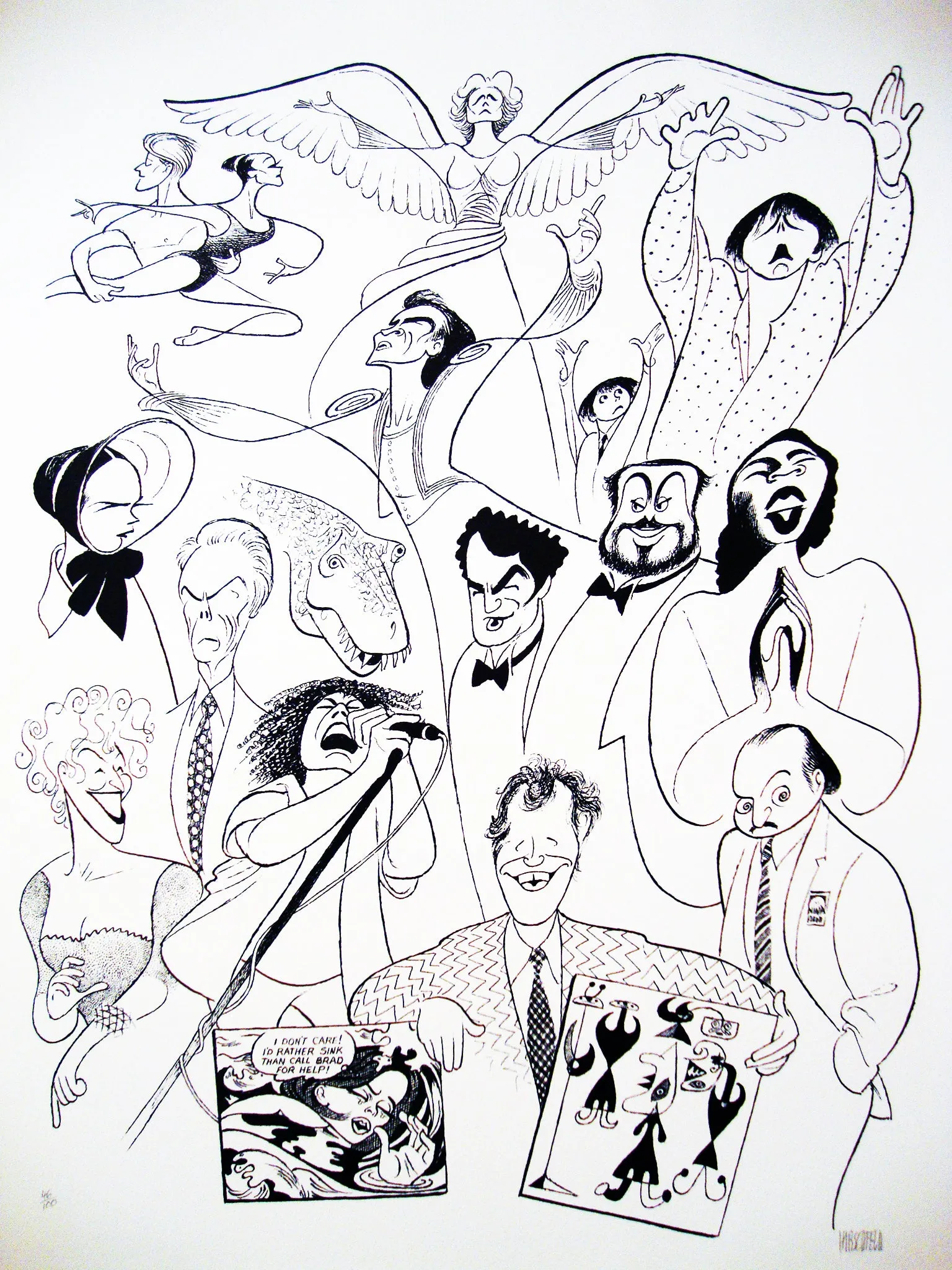 AL HIRSCHFELD, “Memories of ‘93”, Limited Edition Print, 46/100 - Apr Value: $15K*
