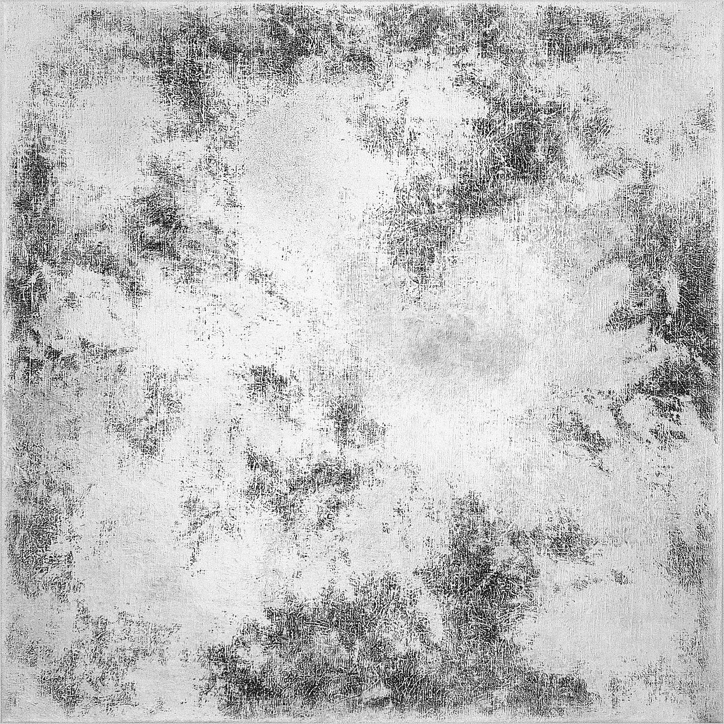 ALESSIA LU  "Silver" Acrylic on Canvas, 2018