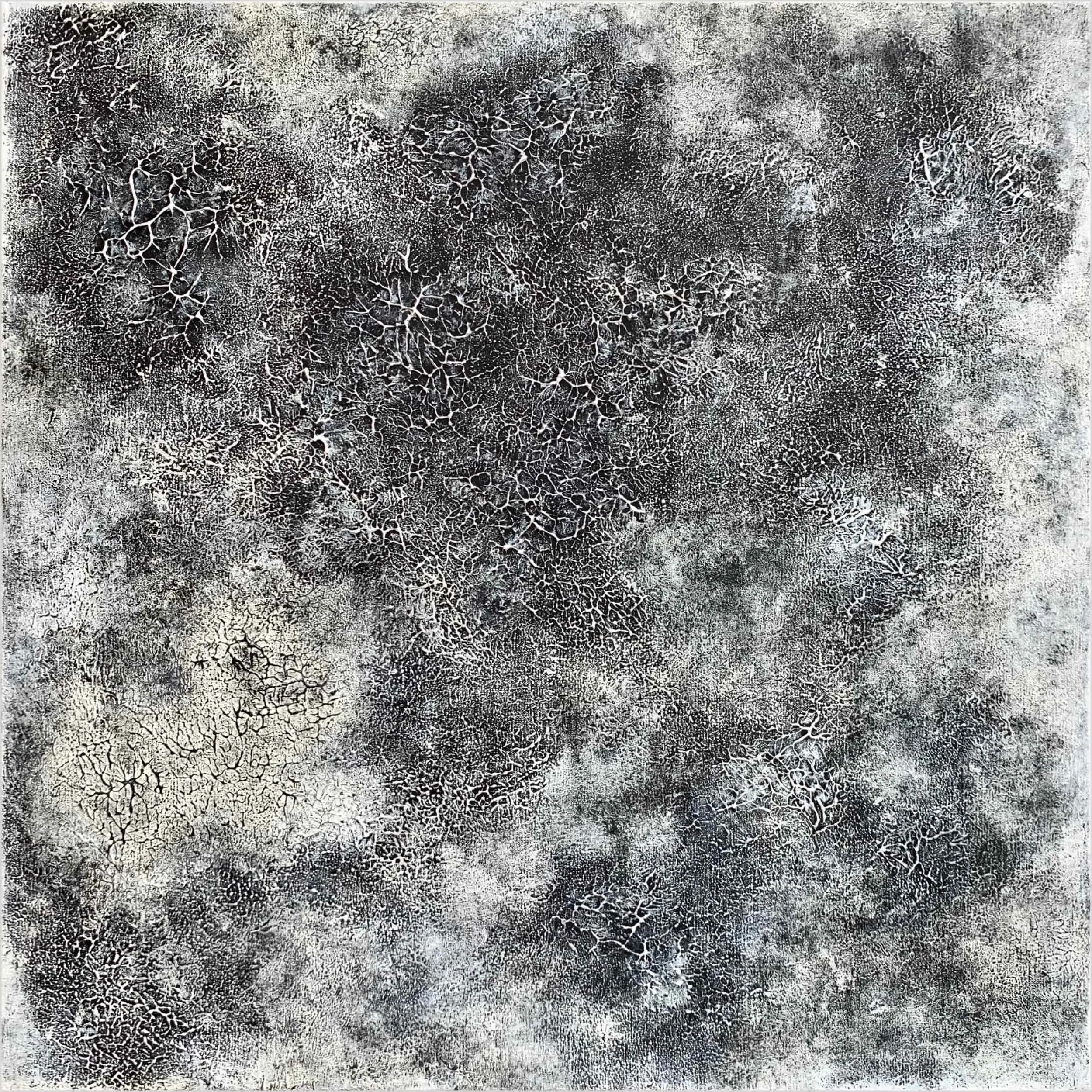 ALESSIA LU  "Soul Of A Stone: Temporal Signature" Acrylic on Canvas, 2020
