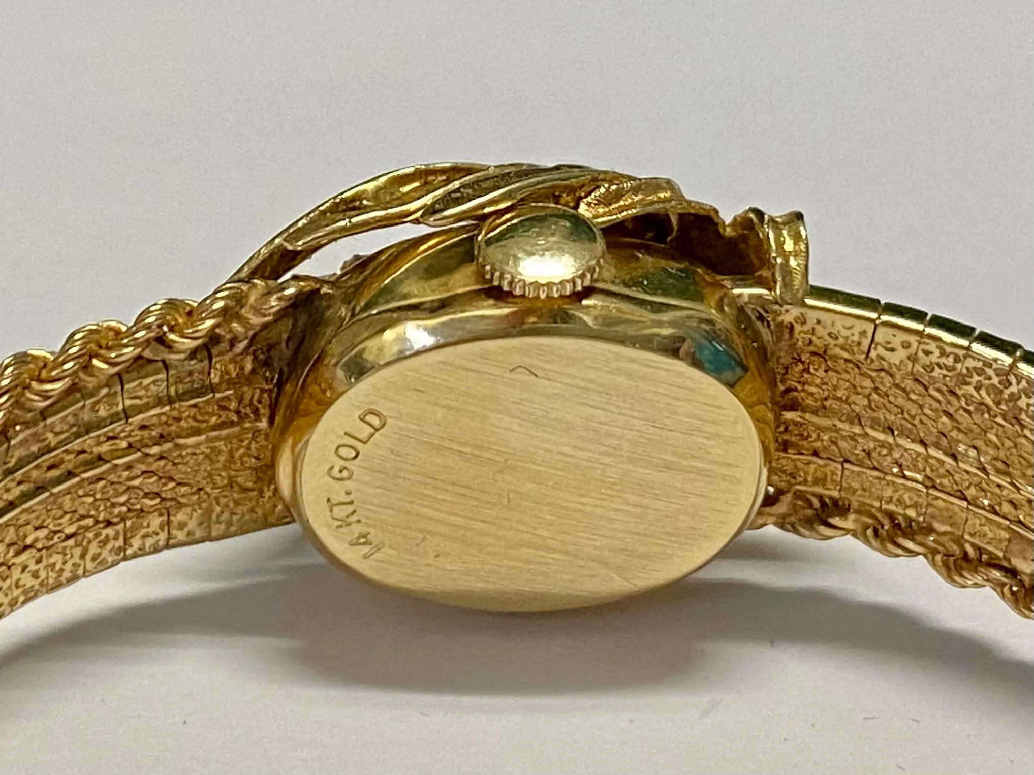 ALTAIR Vintage SG w/ Flower Leaf Top and Diamonds Ladies Watch- $16K APR w/ COA!