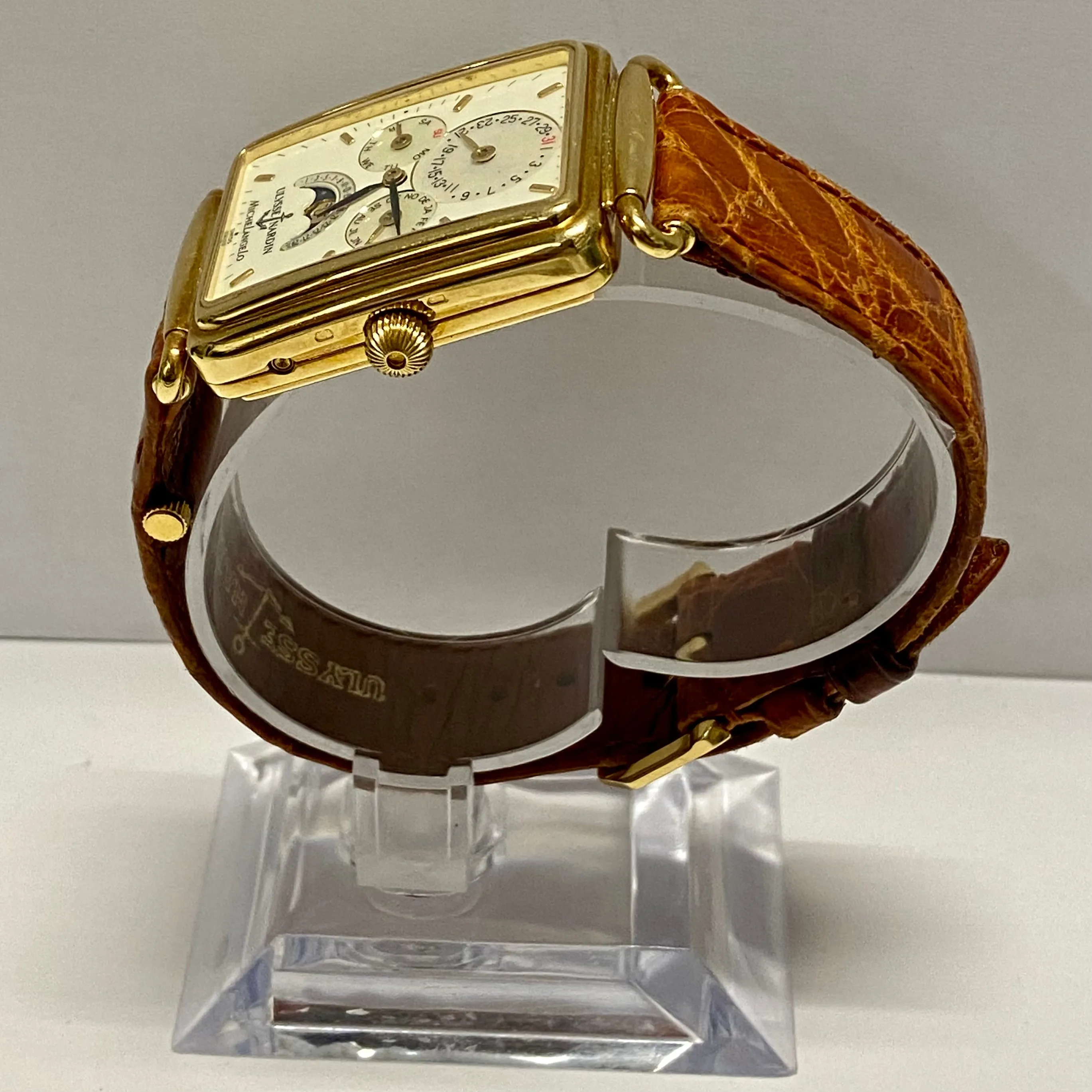 ALYSSE NARDIN Michelangelo 18K Mother Of Pearl & Skeleton Back- $60K APR w/ COA!