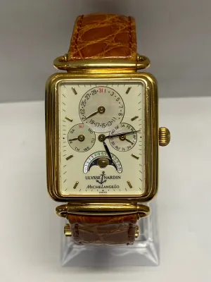 ALYSSE NARDIN Michelangelo 18K Mother Of Pearl & Skeleton Back- $60K APR w/ COA!