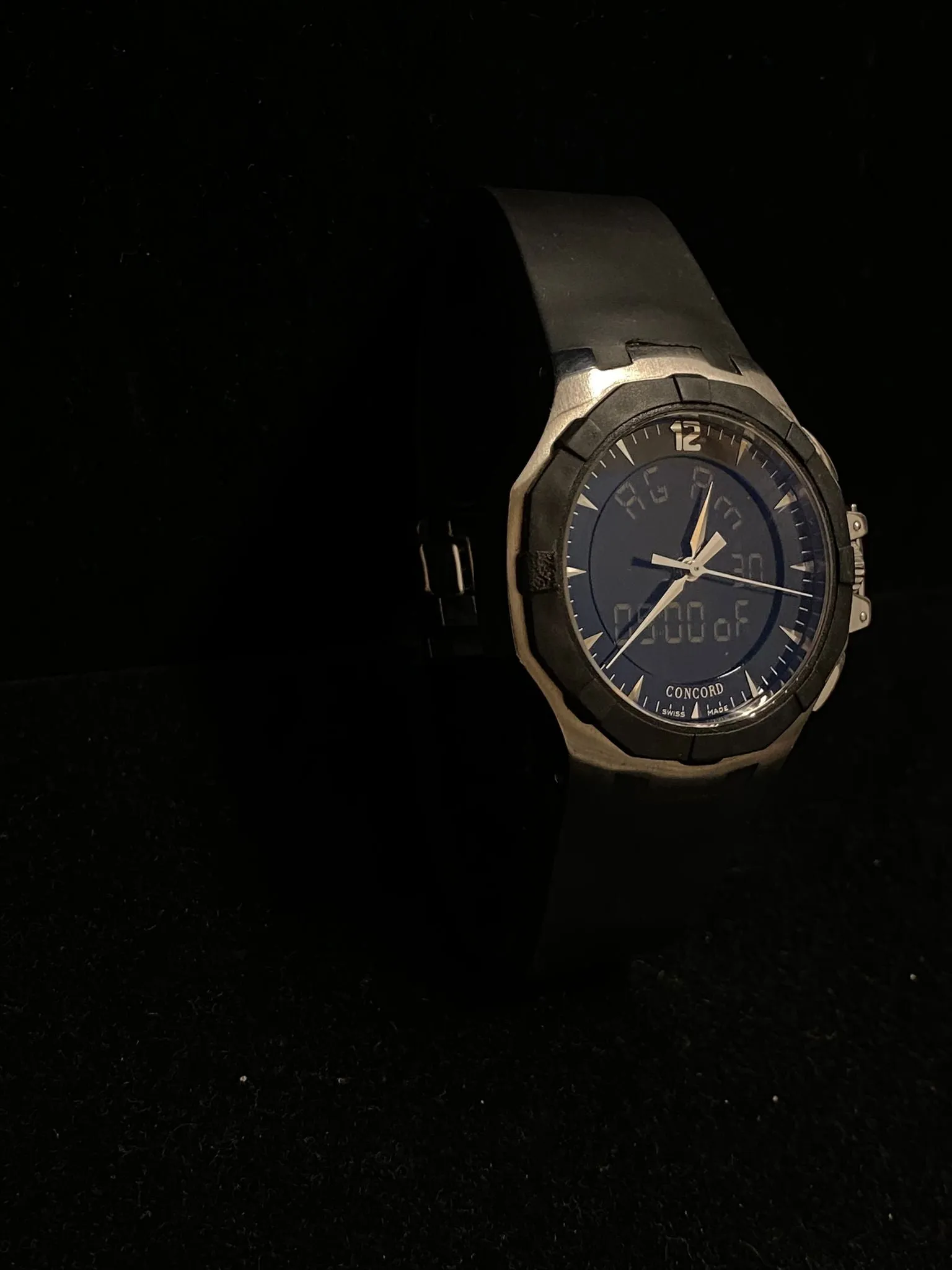 Amazing CONCORD SS Digital Unique and Ltd. Ed. Brand New Watch - $6K APR w/ COA!