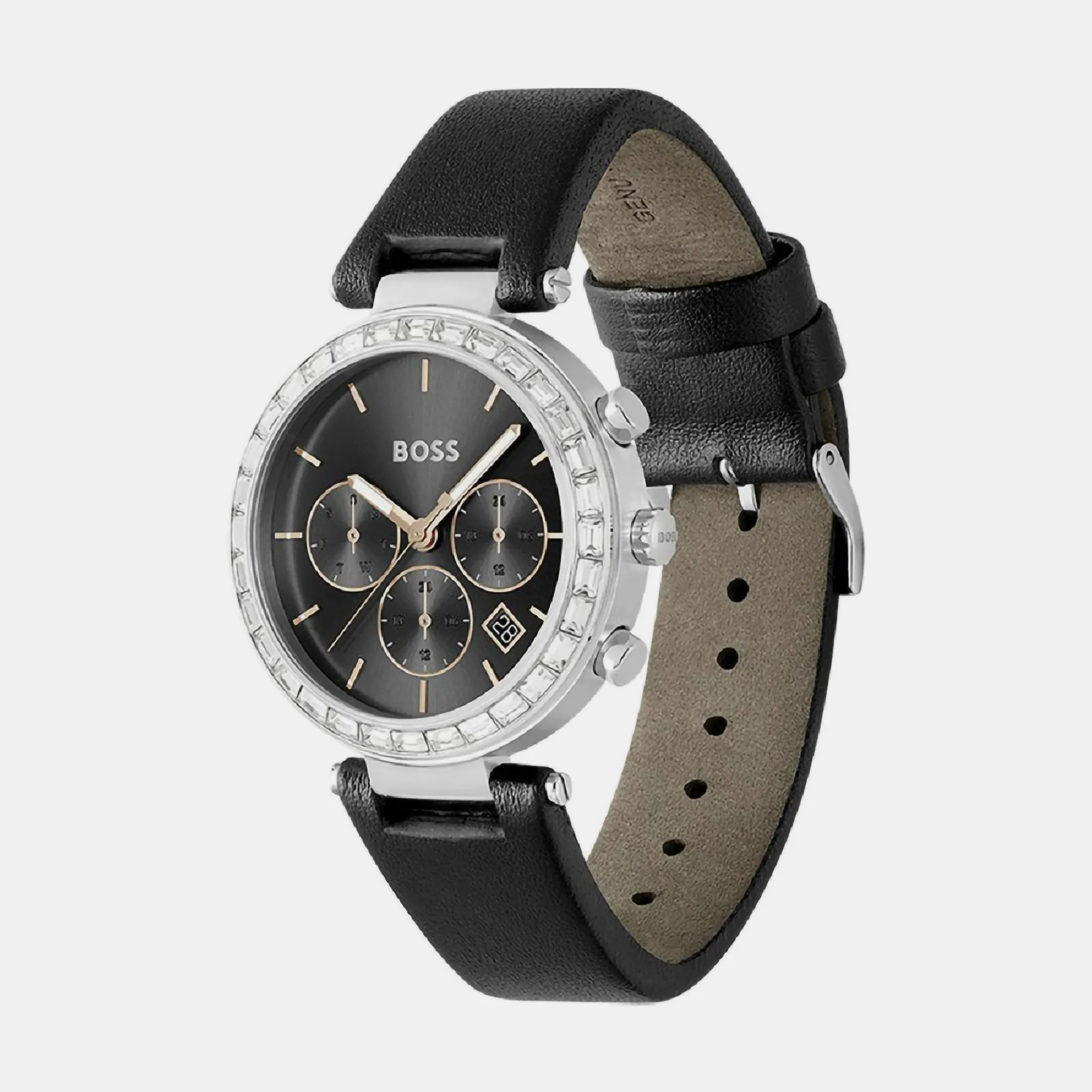 Andra Women Black Analog Leather Watch 1502689
