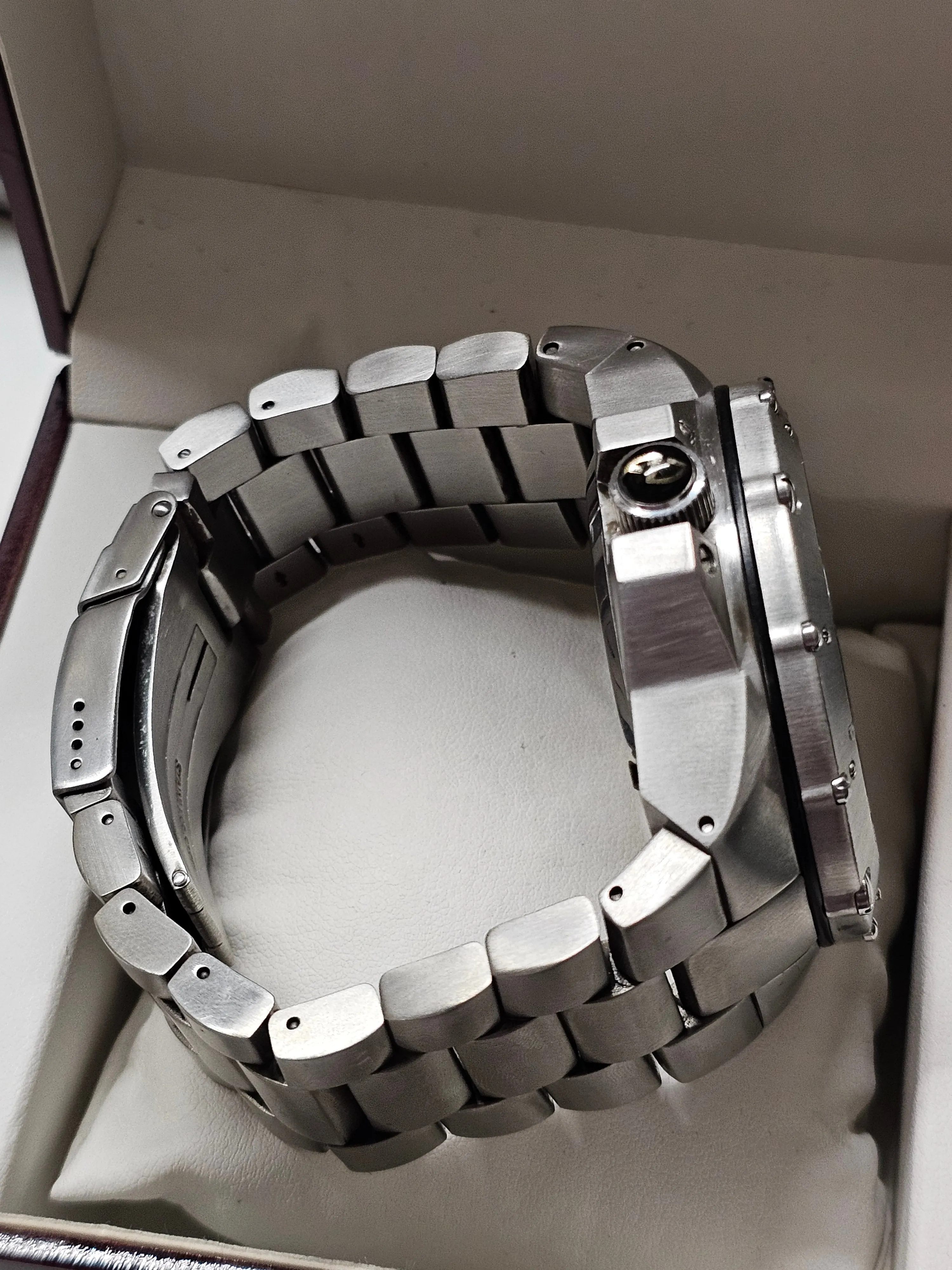ANDROID Unique Orange Dial Date Feature Waterproof660FT Watch - $3.5K APR w/ COA