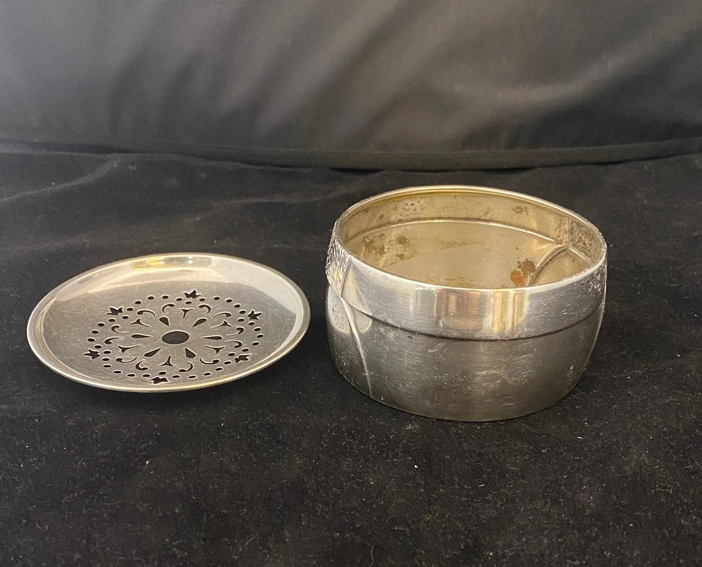 Antique C. 1920s Sterling Silver Sugar Bowl - $2K APR Value w/ CoA!