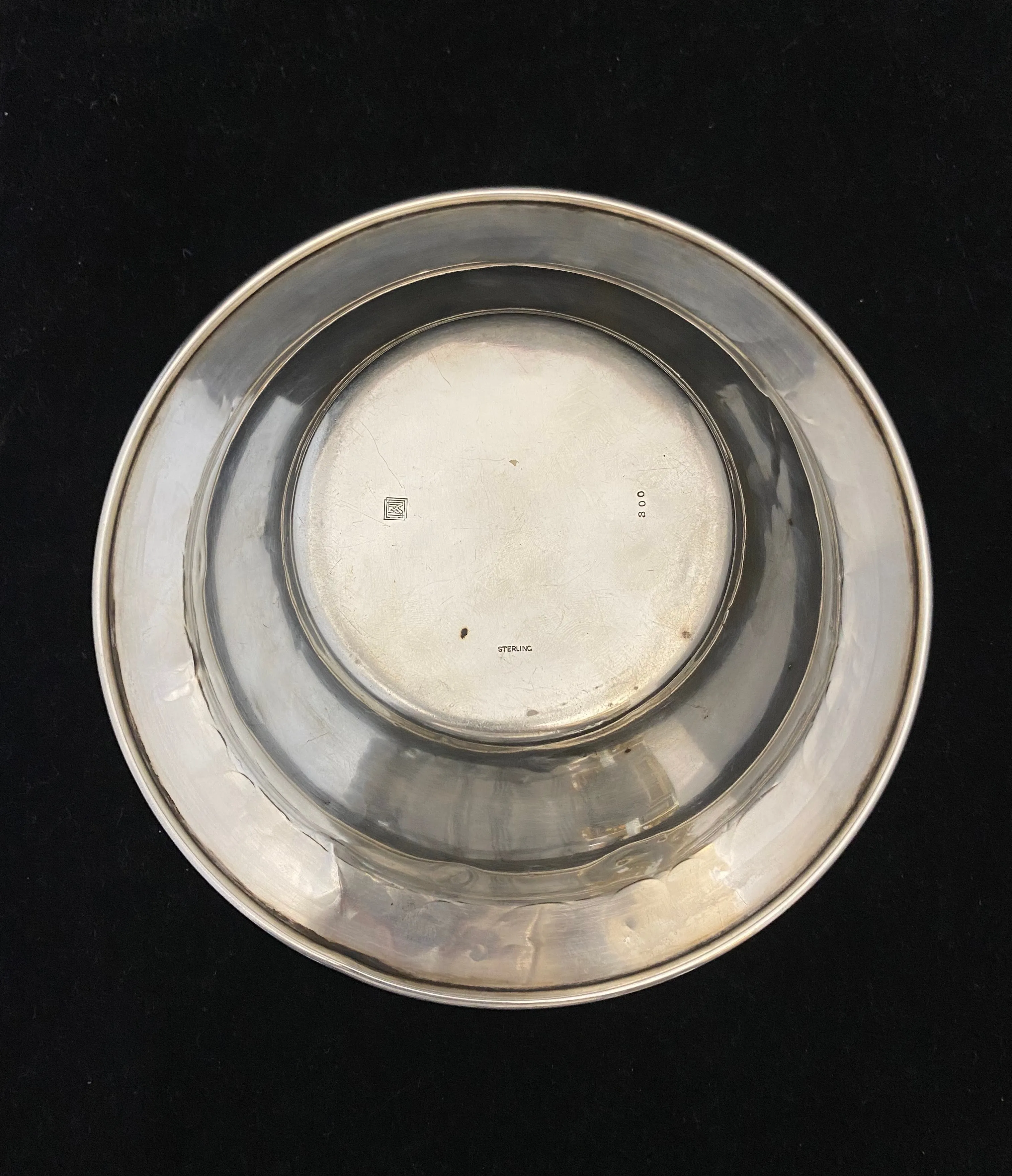 Antique C. Early 1900s Monogrammed Sterling Silver Bowl - $2K APR Value w/ CoA!