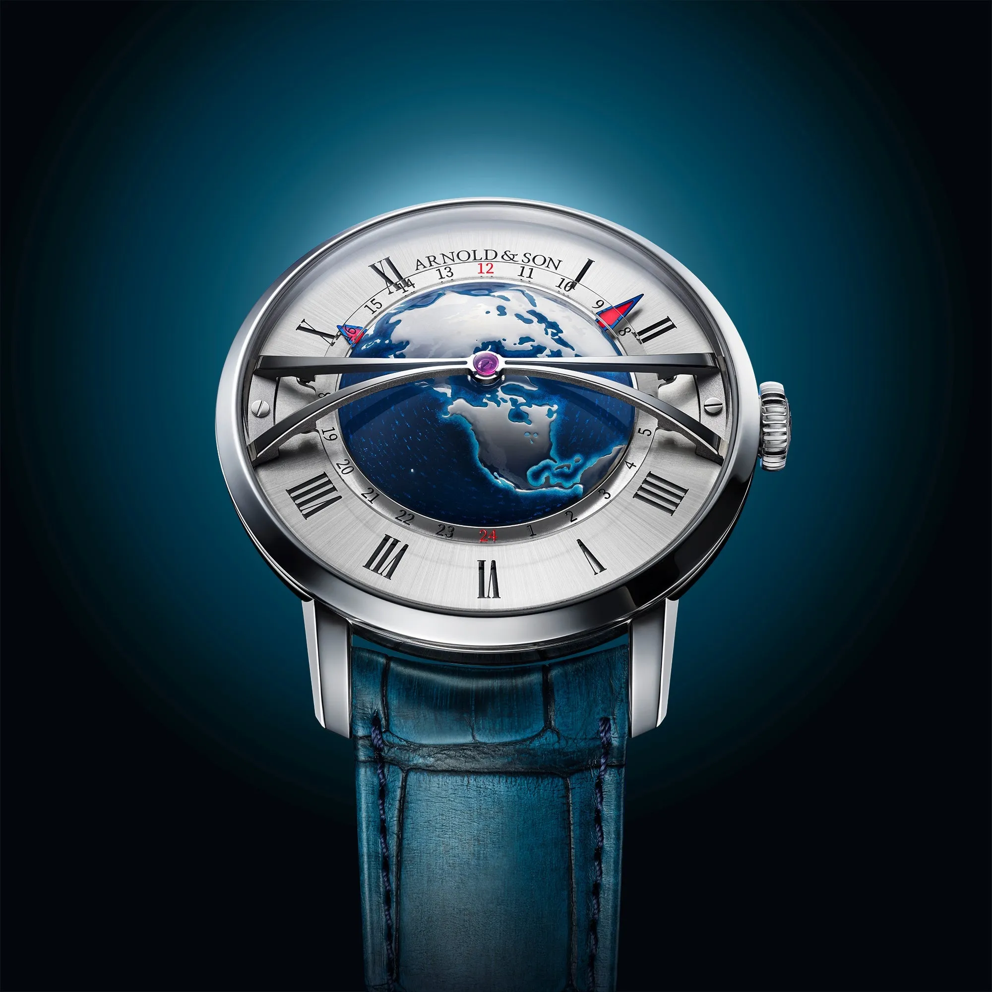 ARS Watch Globetrotter Steel Opaline Limited Edition