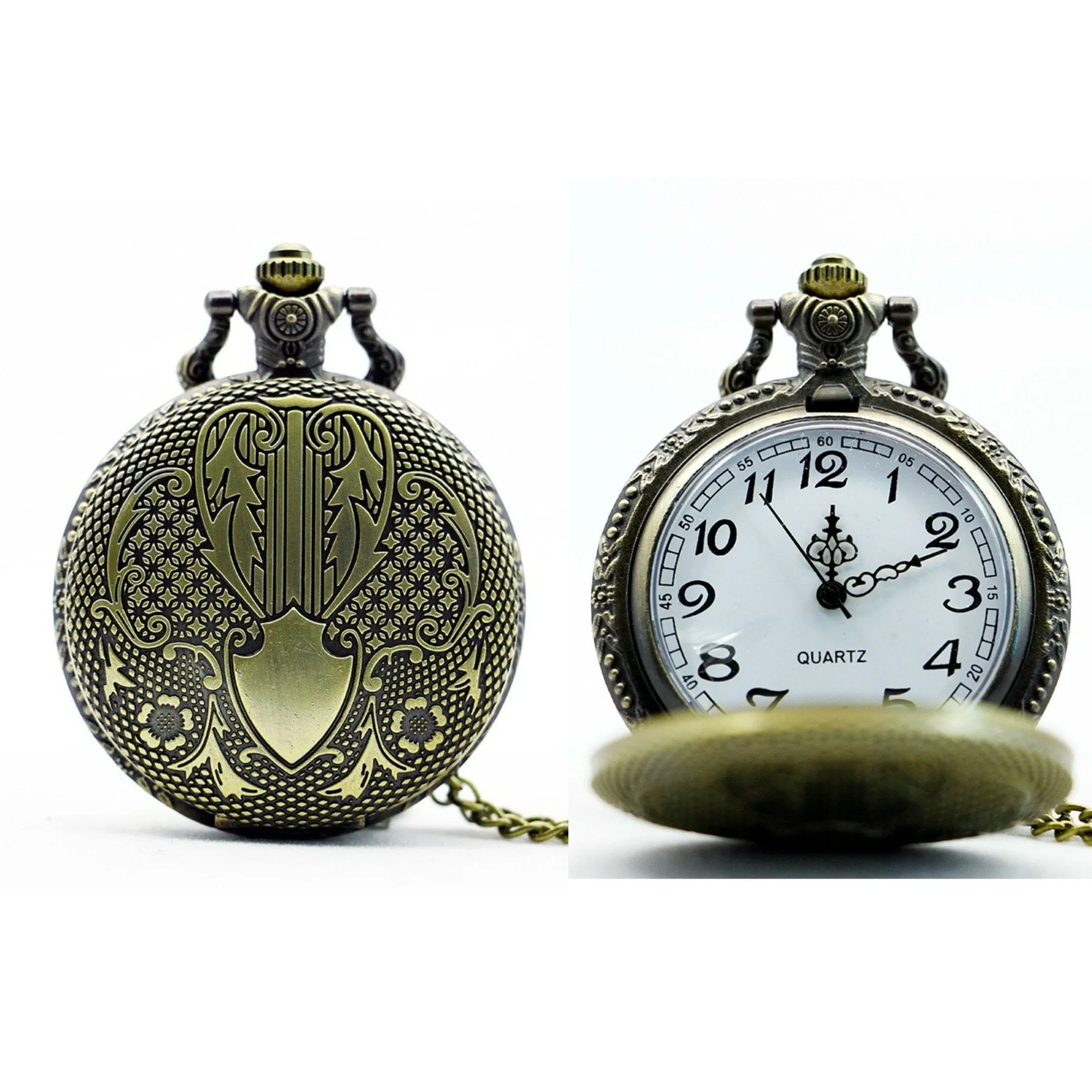 Art Deco Quartz Pocket Watch